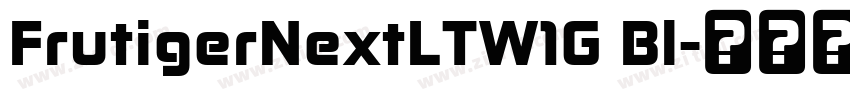 FrutigerNextLTW1G Bl字体转换